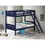 B062S00338 Blue+Wood+Twin+Wood+Bedroom