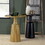 Stedham Black Stain Pedestal Accent Table B062S00360