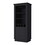 Tyler Black 4-Built in Wine Rack Bar Cabinet