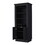 Tyler Black 4-Built in Wine Rack Bar Cabinet