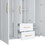 Riley White All-in-One 2-Door Armoire