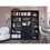 Warren Black 3 Piece Living Room Set with 3 Bookcases