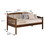 Antique Oak Slatted Back Twin Daybed B062S00449