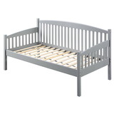 Grey Slatted Back Twin Daybed B062S00453