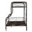 Sandy Black Twin over Full Bunk Bed with Built-in Ladder B062S00464