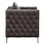 Dark Grey Tufted Pillow Back Accent Chair B062S00481