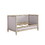 Beige and Weathered Oak Twin Daybed B062S00502