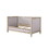 Beige and Weathered Oak Twin Daybed B062S00502