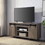 Grey Washed 2-Shelf TV Stand B062S00545