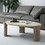 Weathered Grey and Oak Oblong Coffee Table B062S00570