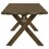 Carbon Knotty Nutmeg Rectangular Dining Table B062S00668