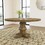 Rhea Rustic Honey Round Wood Dining Table B062S00675