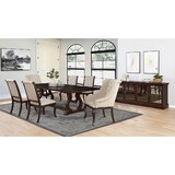 Fremont Antique Brown Trestle Rectangular Dining Table B062S00832