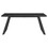 Smith Black Rectangular Ceramic Top Dining Table B062S00875