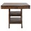Ferrara Brown and Walnut 5-piece Counter Height Dining Set B062S00989