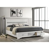 May 2-drawer Platform Eastern King Storage Bed