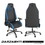 Dardashti Gaming Chair - Cobalt Blue B06481273