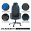 Dardashti Gaming Chair - Cobalt Blue B06481273