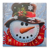 Lighted Canvas: Snowman Advent Calendar B06785088