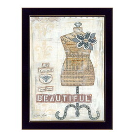 "Beautiful" by Annie LaPoint, Printed Wall Art, Ready to Hang Framed Poster, Black Frame B06785094