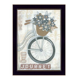 "Journey" by Annie LaPoint, Printed Wall Art, Ready to Hang Framed Poster, Black Frame B06785095