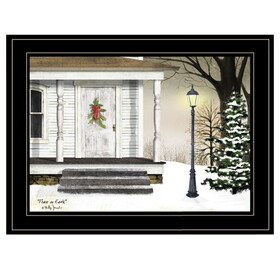 "Peace on Earth" by Billy Jacobs, Ready to Hang Framed Print, Black Frame B06785162