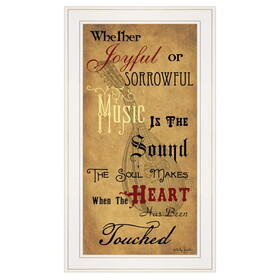 "Sound of the Soul" by Billy Jacobs, Ready to Hang Framed Print, White Frame B06785174