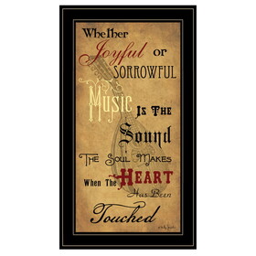 "Sound of the Soul" by Billy Jacobs, Ready to Hang Framed Print, Black Frame B06785175