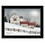 Trendy Decor 4U "Christmas Star Quilt Block Barn" Framed Wall Art, Modern Home Decor Framed Print for Living Room, Bedroom & Farmhouse Wall Decoration by Billy Jacobs B06785181