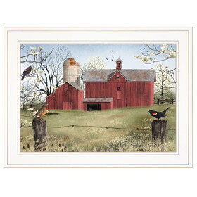 "Harbingers of Spring" by Billy Jacobs, Ready to Hang Framed Print, White Frame B06785182