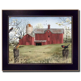 "Harbingers of Spring" by Billy Jacobs, Printed Wall Art, Ready to Hang Framed Poster, Black Frame B06785184
