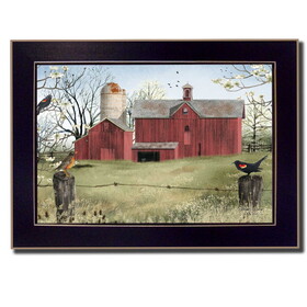 "Harbingers of Spring" by Billy Jacobs, Printed Wall Art, Ready to Hang Framed Poster, Black Frame B06785188