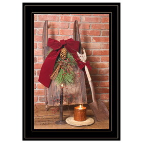 "Let Christmas Live" by Billy Jacobs, Ready to Hang Framed Print, Black Frame B06785231