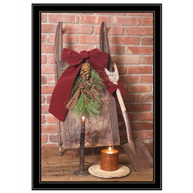 "Let Christmas Live" by Billy Jacobs, Ready to Hang Framed Print, Black Frame B06785233