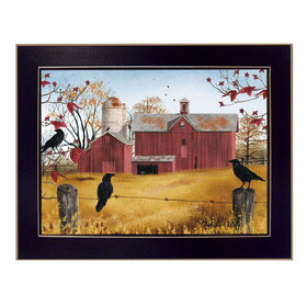 "Autumn Gold" by Billy Jacobs, Printed Wall Art, Ready to Hang Framed Poster, Black Frame B06785245