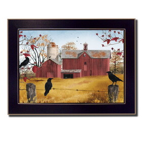 "Autumn Gold" by Billy Jacobs, Printed Wall Art, Ready to Hang Framed Poster, Black Frame B06785251