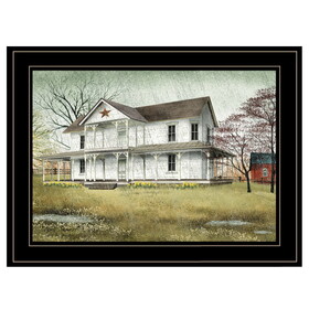 "April Showers" by Billy Jacobs, Ready to Hang Framed Print, Black Frame B06785262