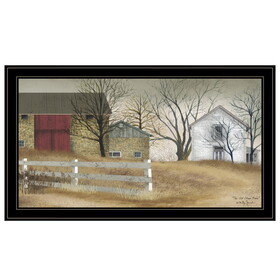 Trendy Decor 4U "The Old Stone Barn" Framed Wall Art, Modern Home Decor Framed Print for Living Room, Bedroom & Farmhouse Wall Decoration by Billy Jacobs B06785270