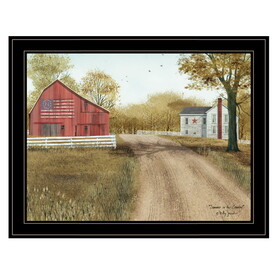 Trendy Decor 4U "Summer in the Country" Framed Wall Art, Modern Home Decor Framed Print for Living Room, Bedroom & Farmhouse Wall Decoration by Billy Jacobs B06785285