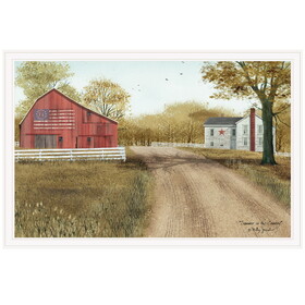 "Summer in the Country" by Billy Jacobs, Ready to Hang Framed Print, White Frame B06785286