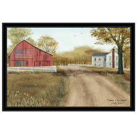 Trendy Decor 4U "Summer in the Country" Framed Wall Art, Modern Home Decor Framed Print for Living Room, Bedroom & Farmhouse Wall Decoration by Billy Jacobs B06785287
