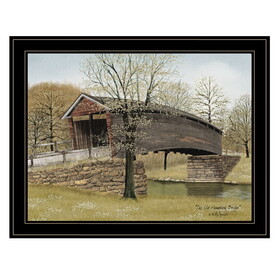 Trendy Decor 4U "The Old Humpback Bridge" Framed Wall Art, Modern Home Decor Framed Print for Living Room, Bedroom & Farmhouse Wall Decoration by Billy Jacobs B06785291