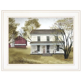 "Summer Afternoon" by Billy Jacobs, Ready to Hang Framed Print, White Frame B06785308