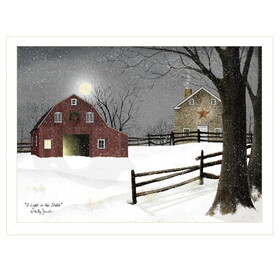 "Light in the Stable" by Billy Jacobs, Ready to Hang Framed Print, White Frame B06785331