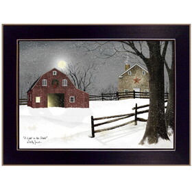 Trendy Decor 4U "Light in the Stable" Framed Wall Art, Modern Home Decor Framed Print for Living Room, Bedroom & Farmhouse Wall Decoration by Billy Jacobs B06785332