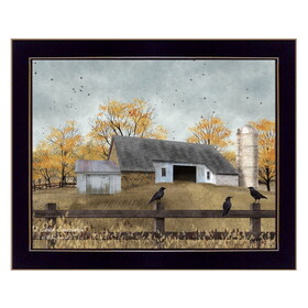 "A Casual Conversation" by Billy Jacobs, Ready to Hang Framed Print, Black Frame B06785340