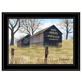 "Treat Yourself" (Mail Pouch Barn) by Billy Jacobs, Ready to Hang Framed Print, Black Frame B06785344