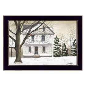 "Winter Porch" by Billy Jacobs, Printed Wall Art, Ready to Hang Framed Poster, Black Frame B06785347