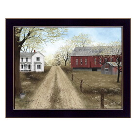 "Warm Spring Day" by Billy Jacobs, Printed Wall Art, Ready to Hang Framed Poster, Black Frame B06785348