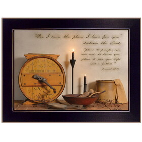 "The Plans I Have for You" by Billy Jacobs, Ready to Hang Framed Print, Black Frame B06785350